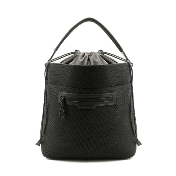 Transience Black Mesh Swing Tote Bag - Picture 1 of 5